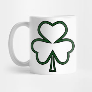 DARK Green Shamrock Mug